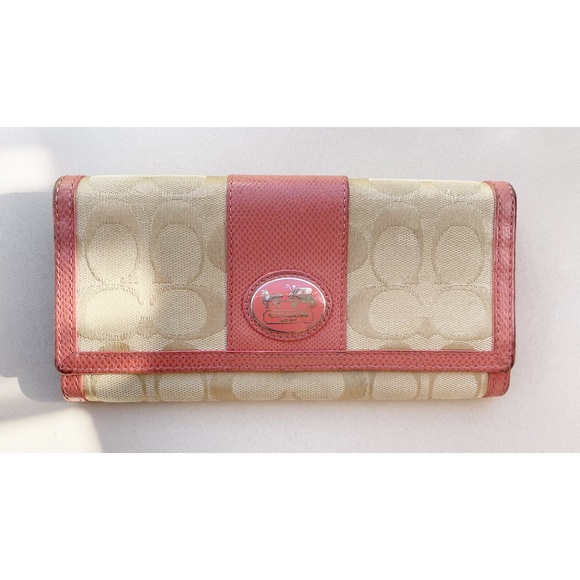 Coach Handbags - Coach Monogram Long Wallet